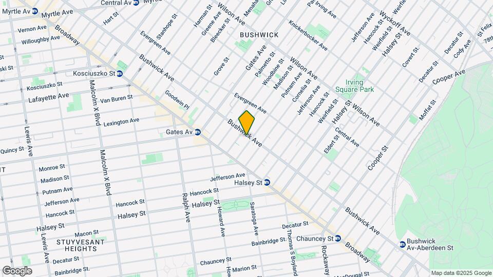 1140 Bushwick Ave Map and Location Details