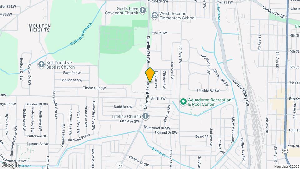 1102 Danville Rd SW Mapa y Detalles de la Ubicación