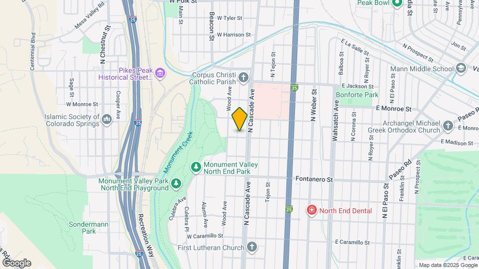 14 W Jefferson St Map and Location Details