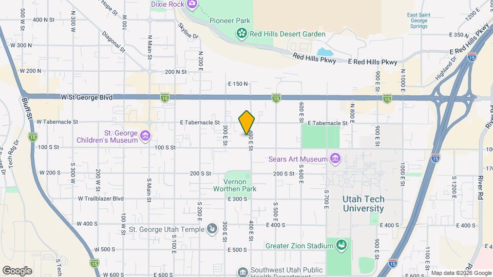 68 S 400 E Map and Location Details