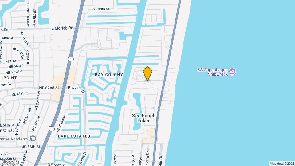 5555 N Ocean Blvd Mapa y Detalles de la Ubicación