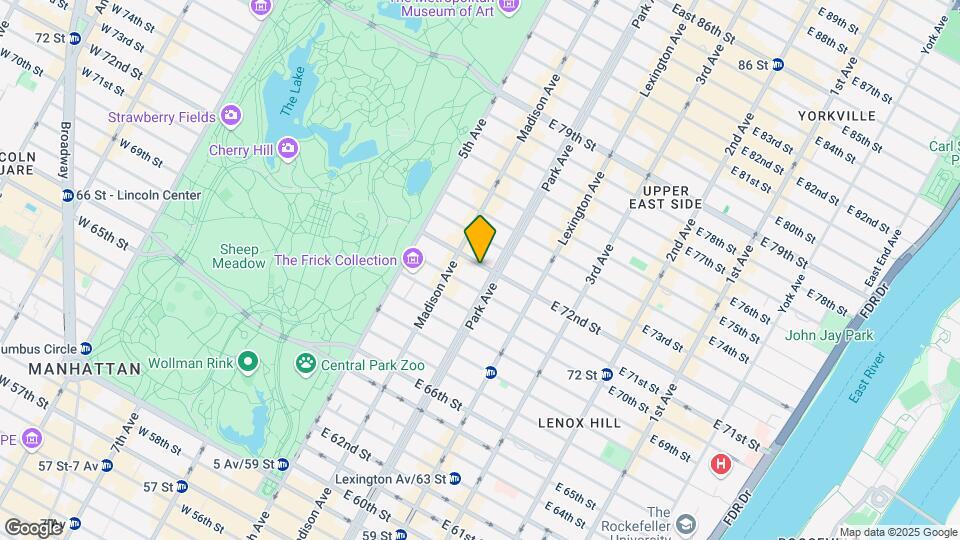 44-50 E 72nd St Map and Location Details