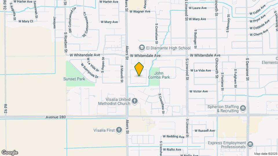 5121 W Sunnyside Ct Map and Location Details
