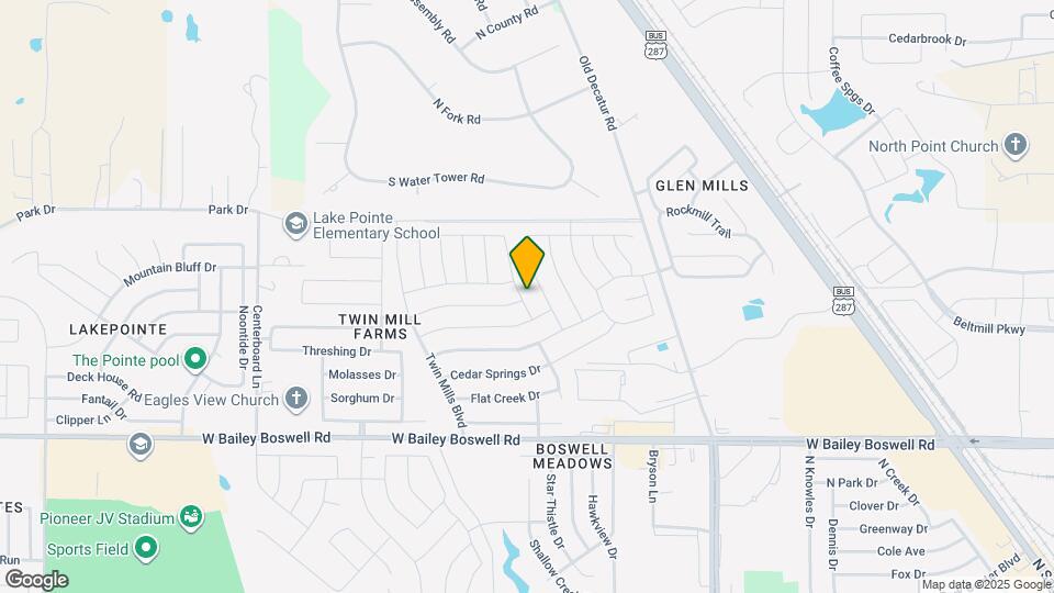 9016 Stone Mill Ln Map and Location Details