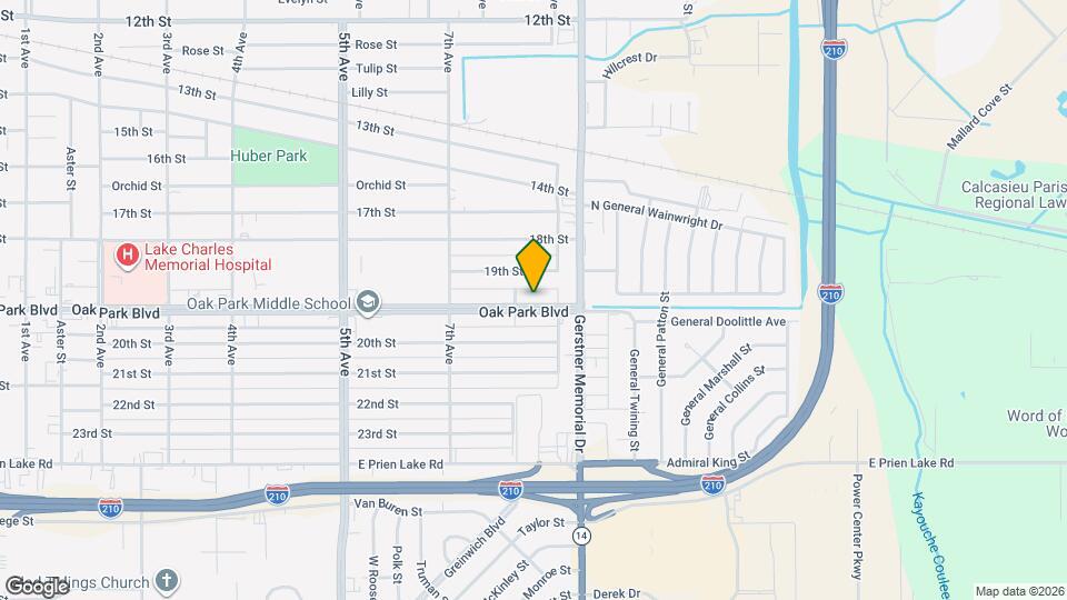 2501 Oak Park Blvd Map and Location Details