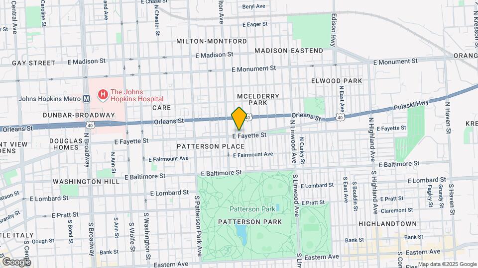 2532 E Fayette St Map and Location Details