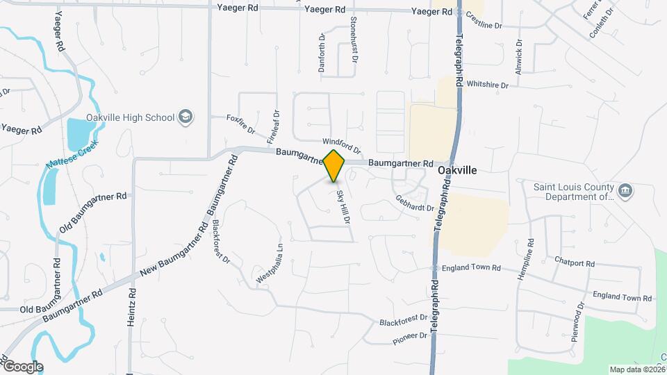 2711 Sky Hill Ct Mapa y Detalles de la Ubicación