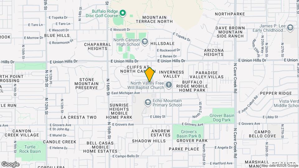 1828 E Villa Maria Dr Map and Location Details