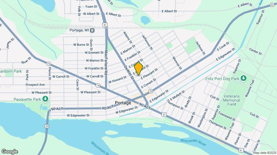 111 E Pleasant St Map and Location Details