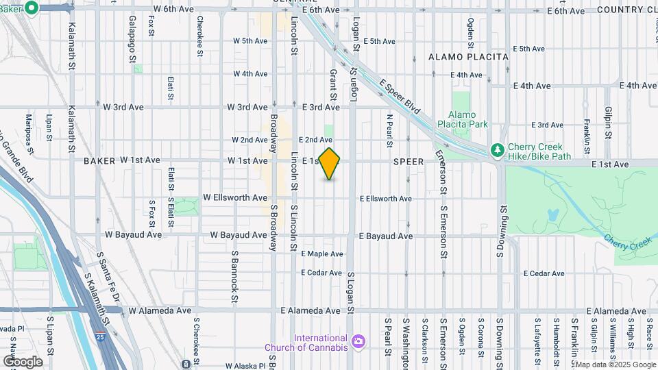 35 N Grant St Map and Location Details