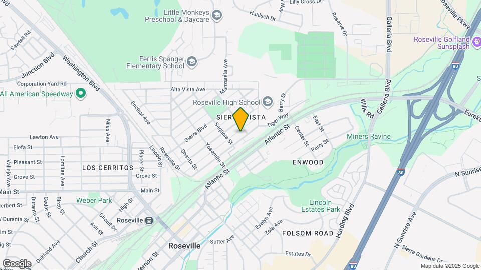 421 Tahoe Ave Map and Location Details