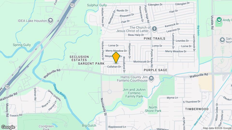 14109 Callahan Dr Map and Location Details