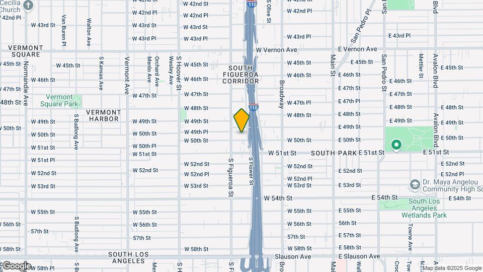 437 W 50Th St Map and Location Details