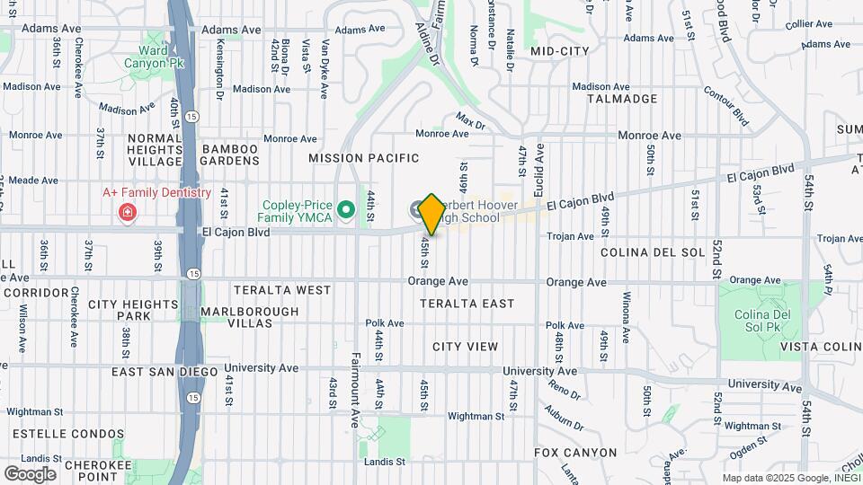 4271 N 45th St Map and Location Details