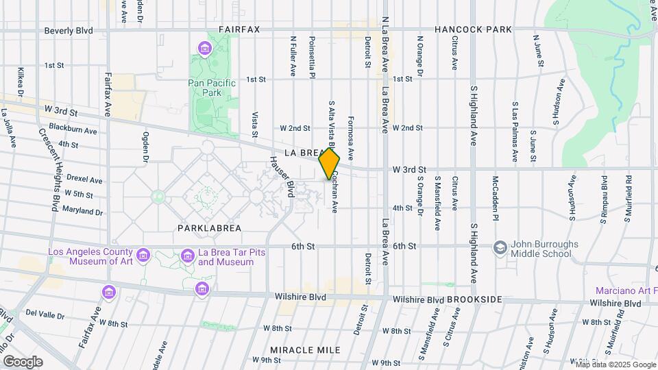 335 S Cochran Ave Map and Location Details