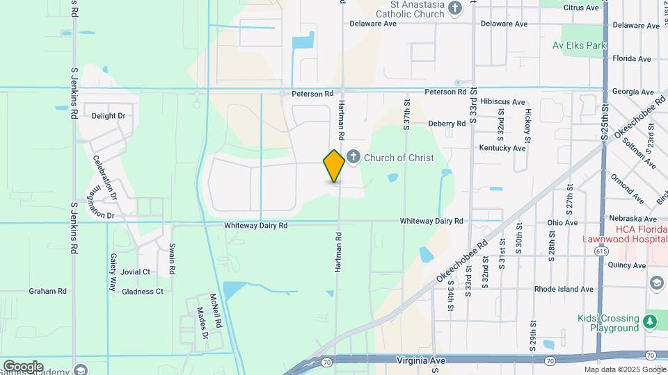 1215 Hartman Rd Map and Location Details