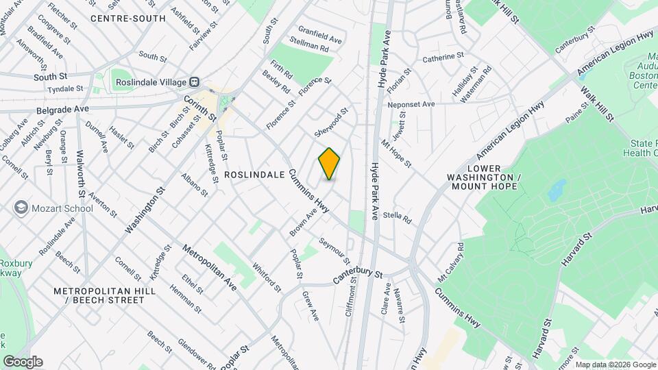 92 Brown Ave Map and Location Details