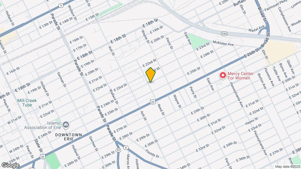 701 E 24th St Map and Location Details