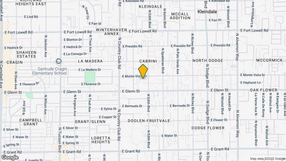 2827-2841 N Edith Blvd Map and Location Details