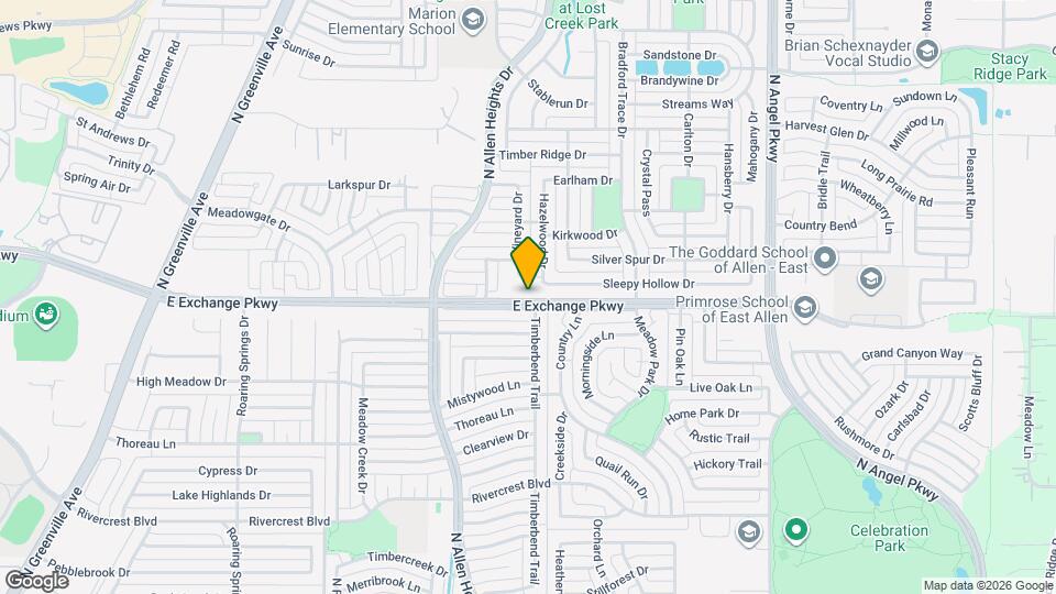 1333 E Exchange Pkwy Map and Location Details