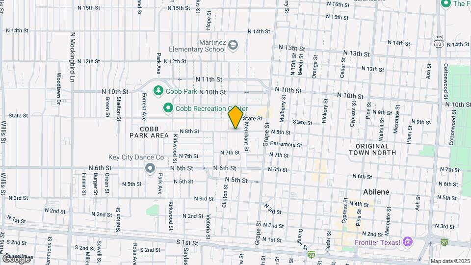 1833 N 8th St Map and Location Details