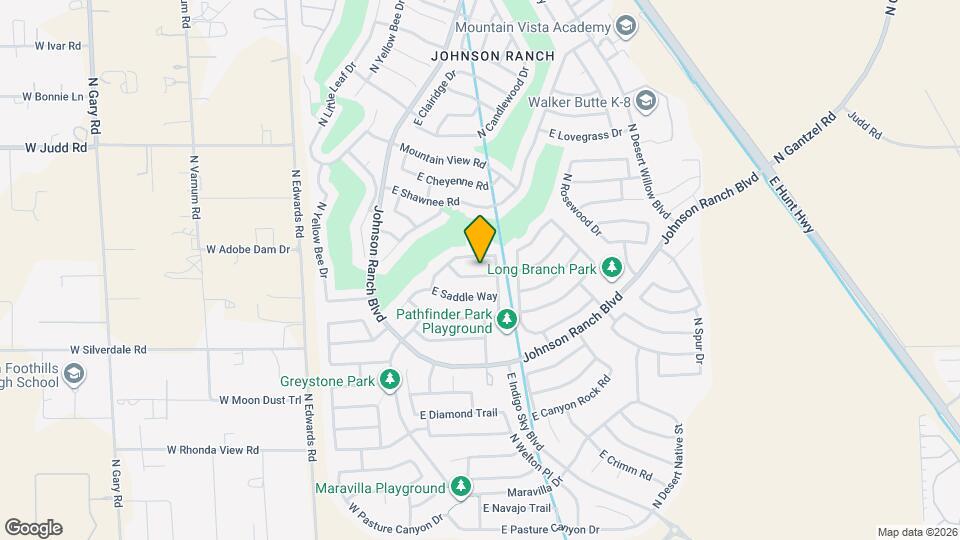 420 E Palomino Way Map and Location Details