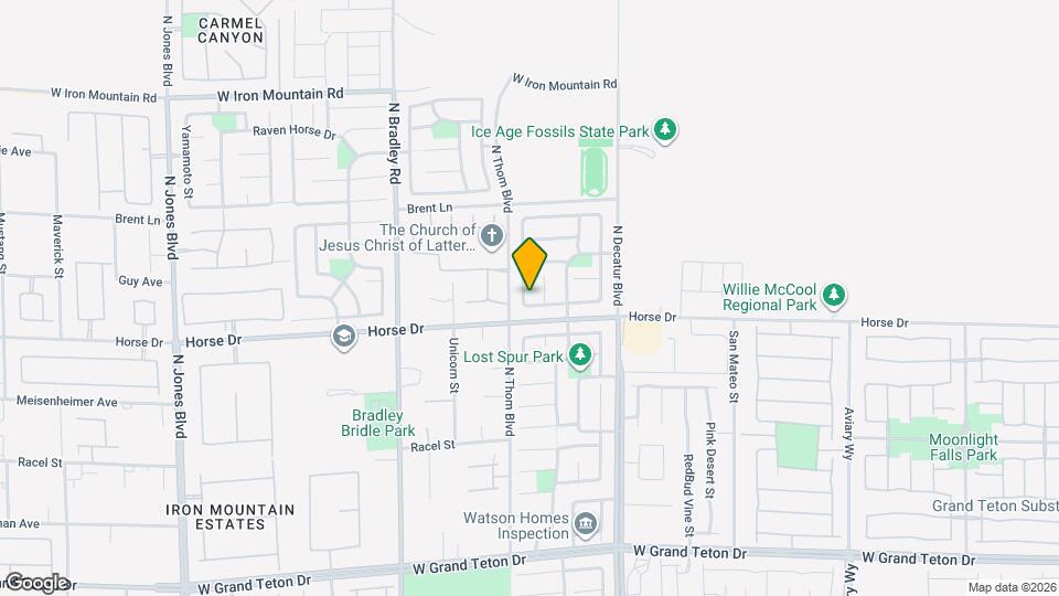 8408 Warthen Meadows St Mapa y Detalles de la Ubicación