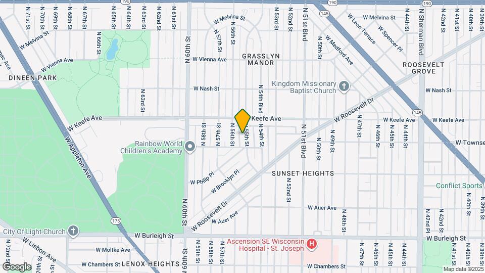 3431 N 55th St Map and Location Details