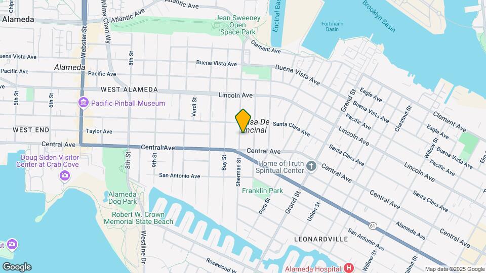 1424 Sherman St Map and Location Details