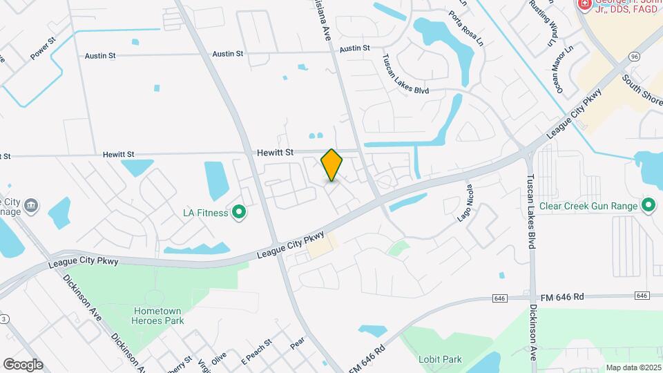 1450 E League City Pkwy Map and Location Details