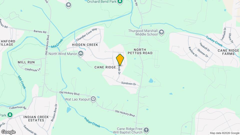 886 Daybreak Dr Map and Location Details