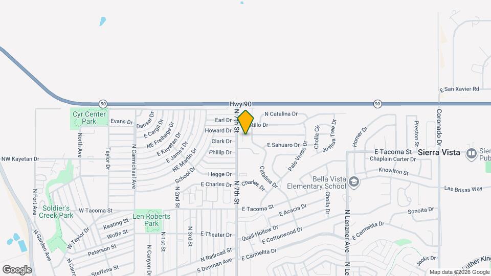 1083 Desert Oak Pl Map and Location Details