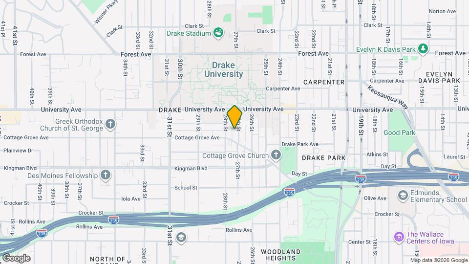 1122 27th St Map and Location Details