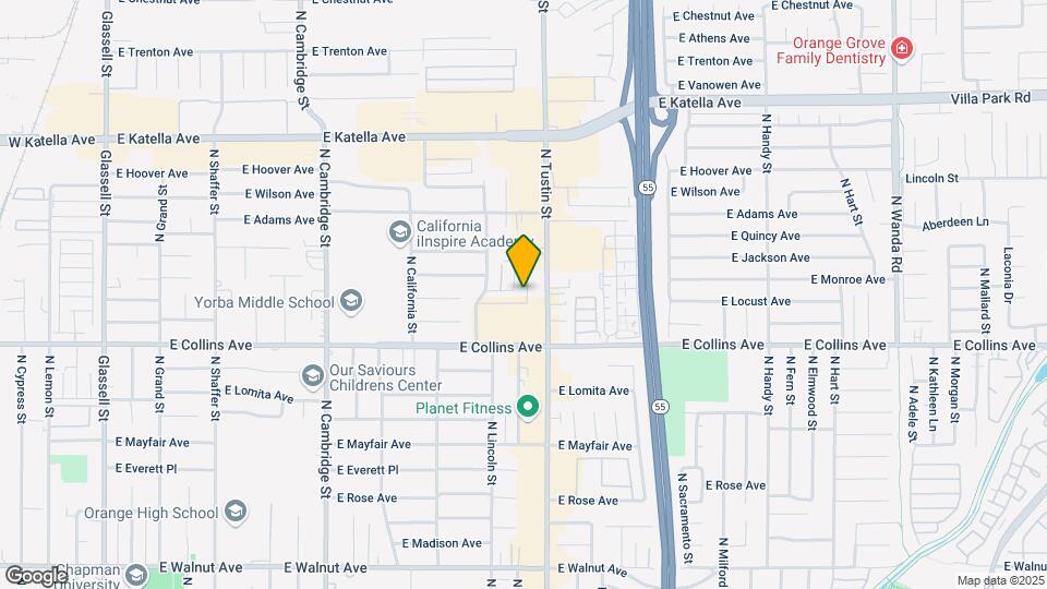 993 N Shattuck Pl Map and Location Details