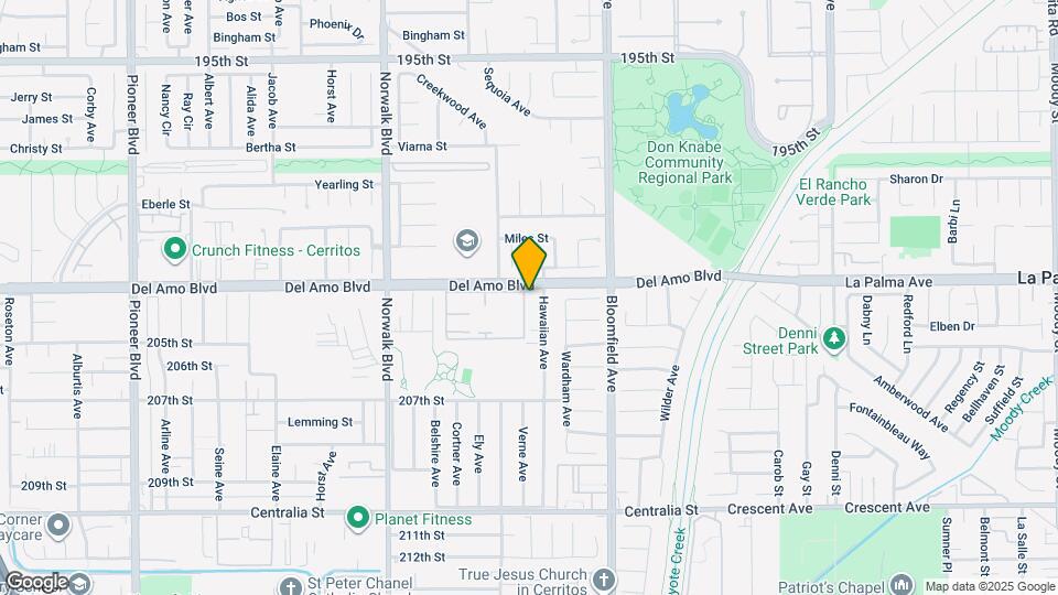 12436 Del Amo Blvd, Unit 211 Mapa y Detalles de la Ubicación