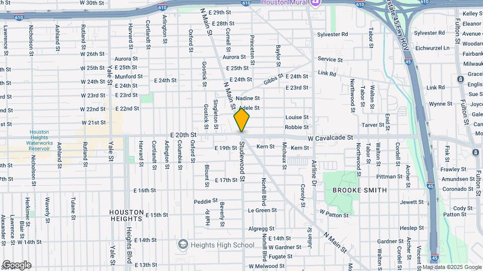 1399 W Cavalcade St Map and Location Details