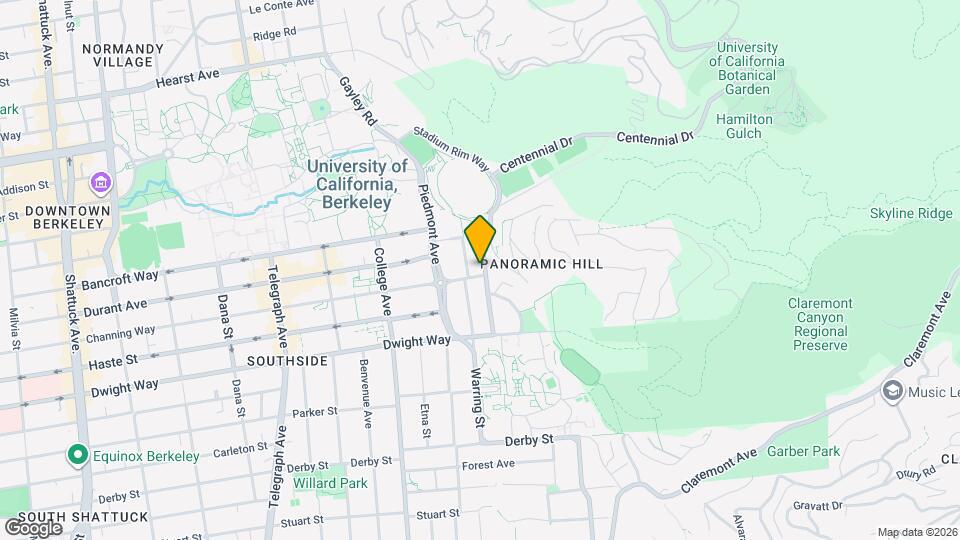 2905 Channing Way Map and Location Details