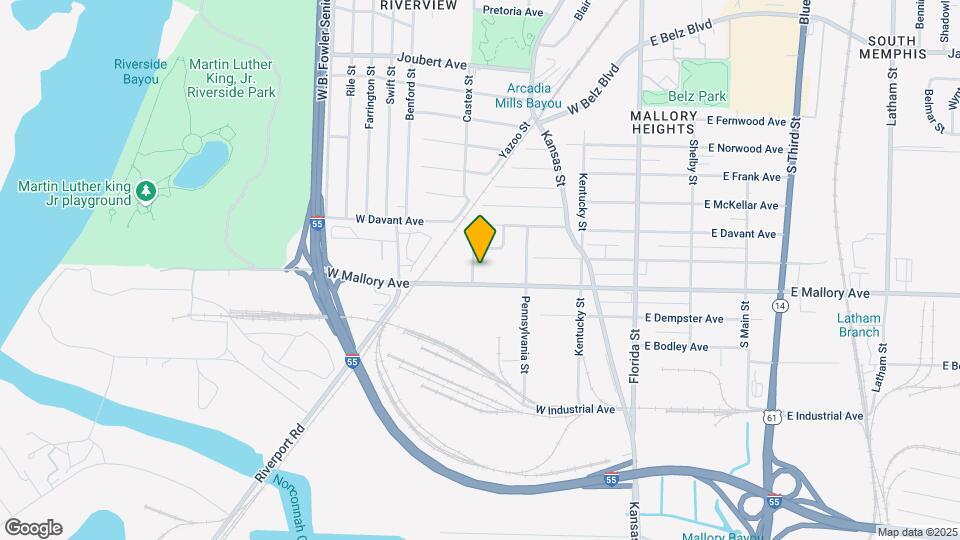2196 Castex St Map and Location Details