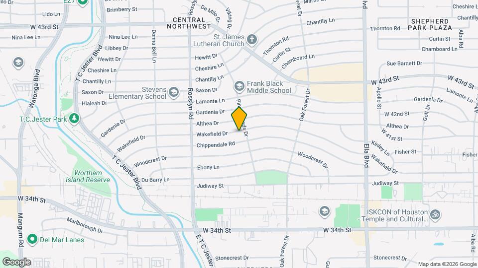 1611 Wakefield Dr Map and Location Details