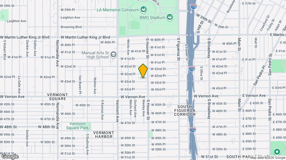 813 W 43rd St Map and Location Details