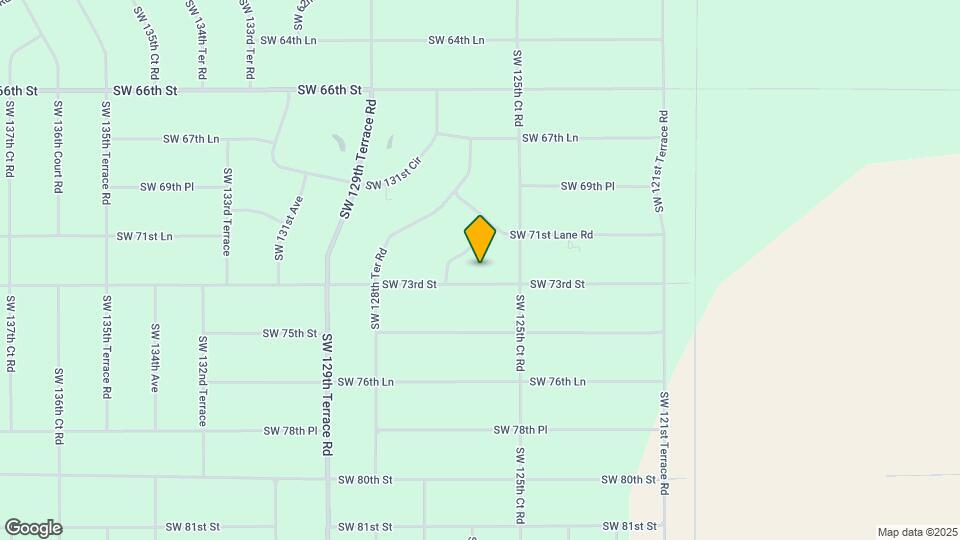 12569 SW 73rd St Map and Location Details