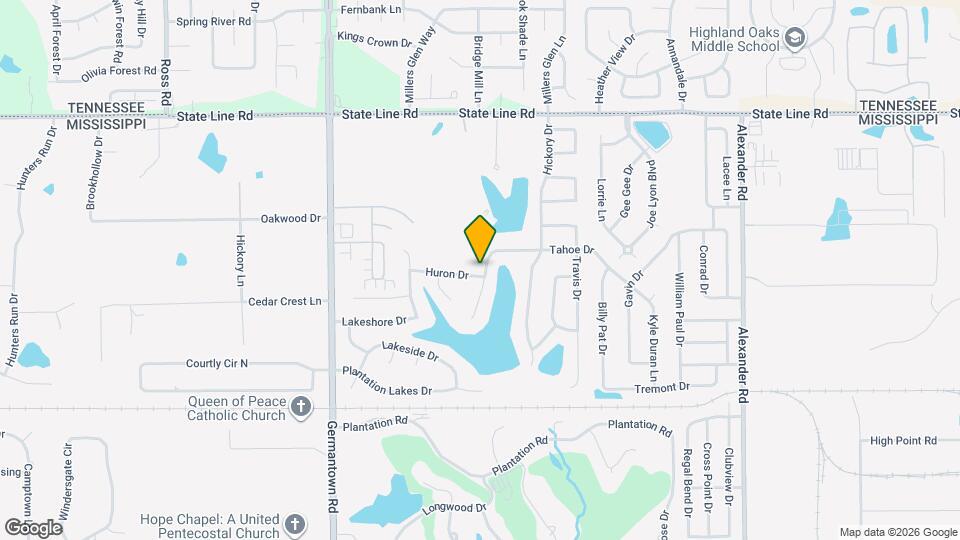 9438 Huron Dr Map and Location Details