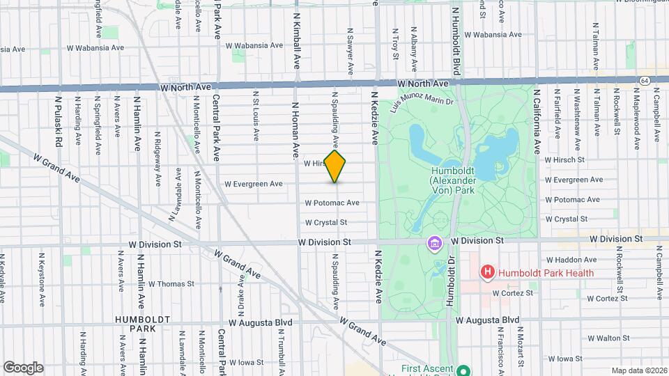 3301 W Evergreen Ave Map and Location Details