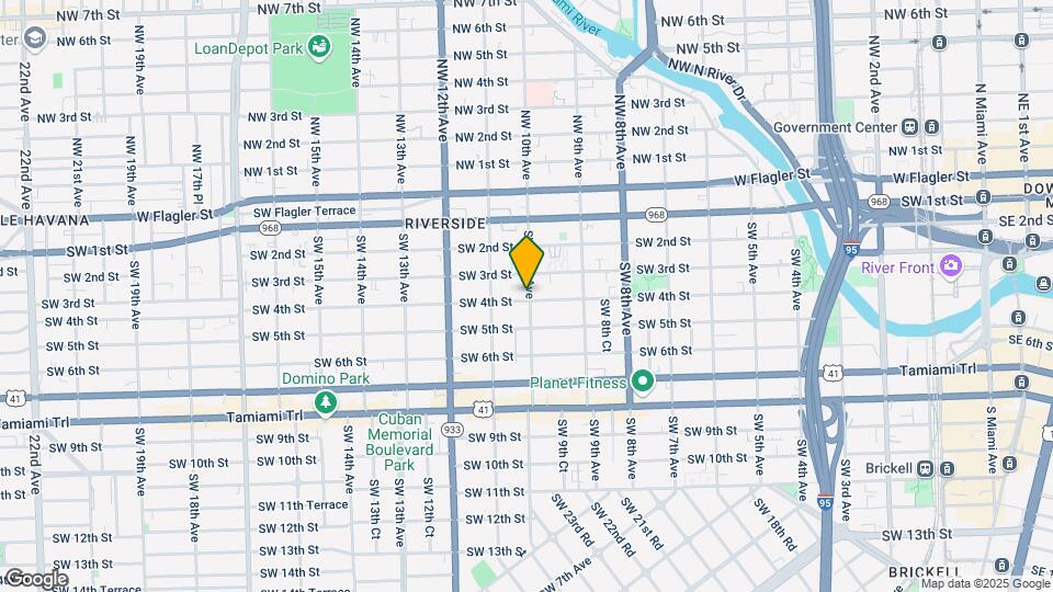 340 SW 10th Ave Map and Location Details