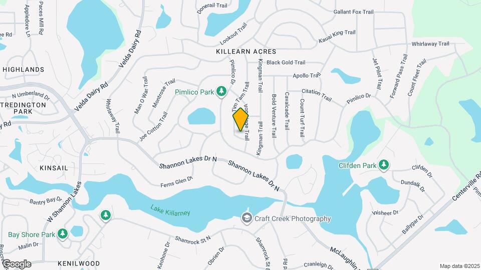 6607 Tim Tam Trail Map and Location Details