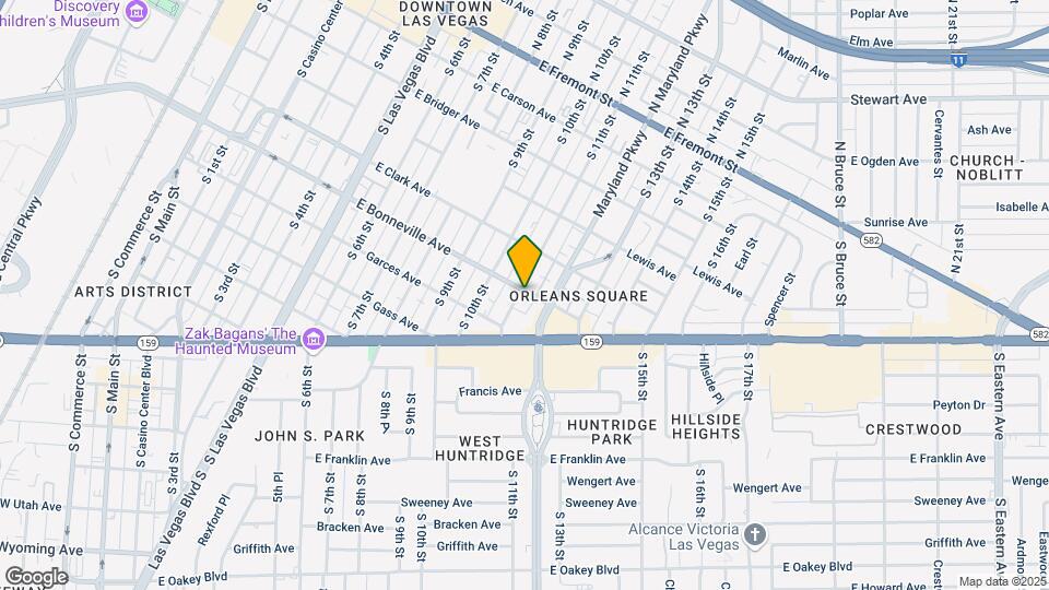 601 S 11th St, Unit 6 Map and Location Details