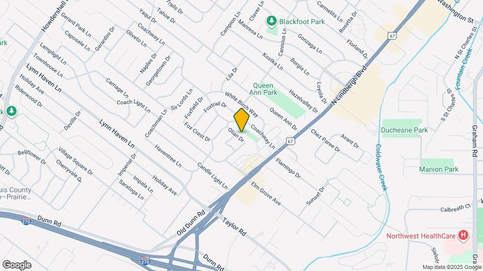 447 Olian Dr Mapa y Detalles de la Ubicación