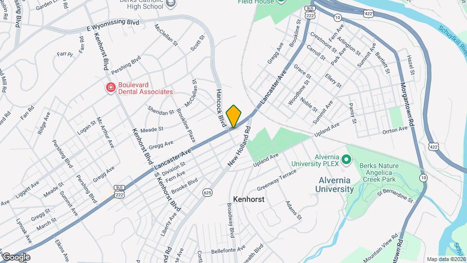 840 Lancaster Ave Mapa y Detalles de la Ubicación