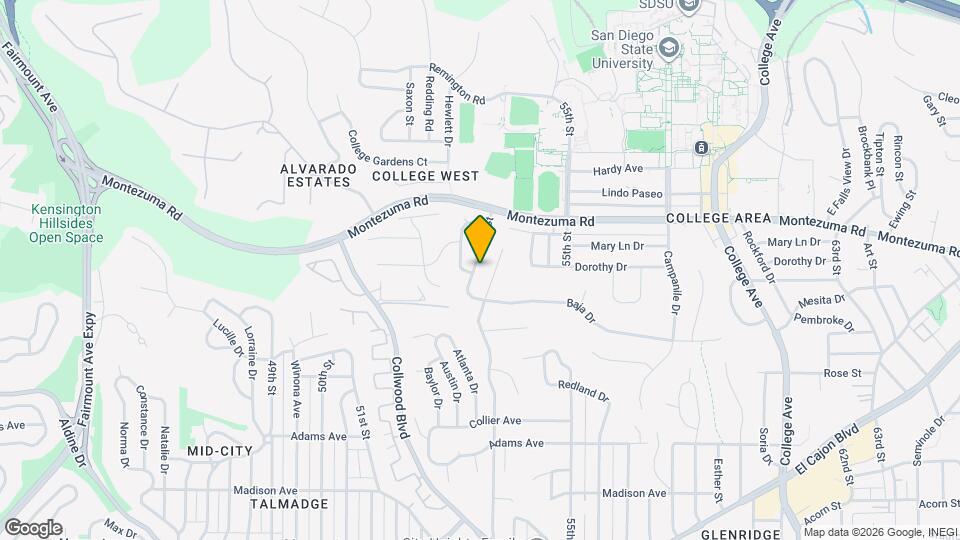 5001 54th St Map and Location Details