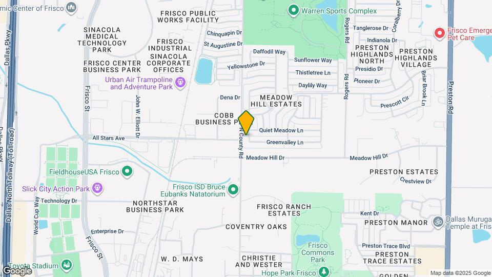 10361 Balsam Dr Map and Location Details